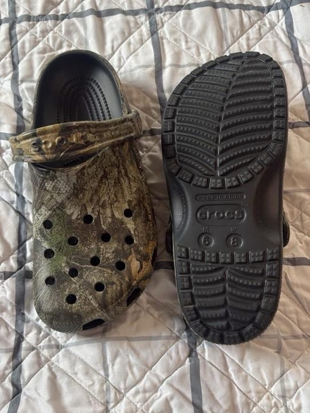 Crocs  Realtree Camo Classic Clog - Green/Black